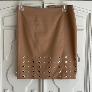 WHBM Camel Skirt size 8